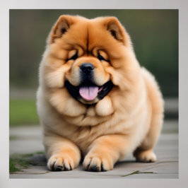 Póster Hermosa Chow Chow