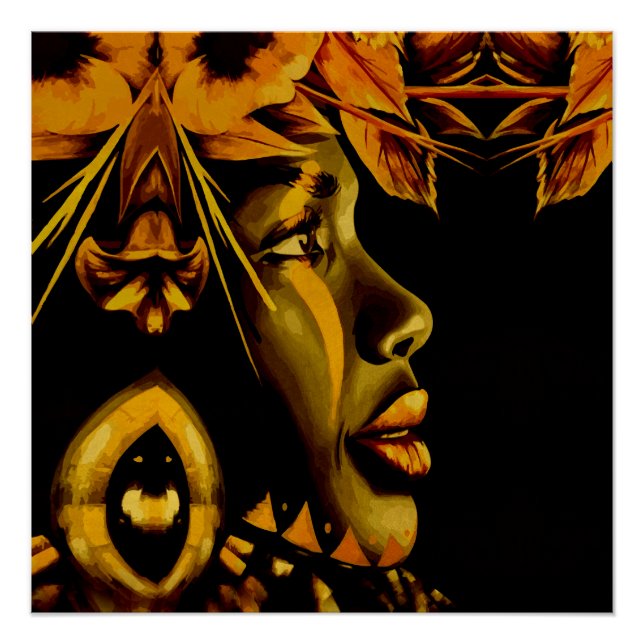 Póster Hermosa dama del pasado (Anverso)