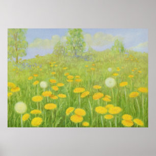Póster Hermosa Dandelion de Cargill, 1937