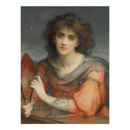 Póster Hermosa diosa de Luna Luna Hallé CC1177