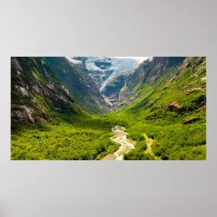 Póster Hermosa escena natural de Norwaytravel, aventura