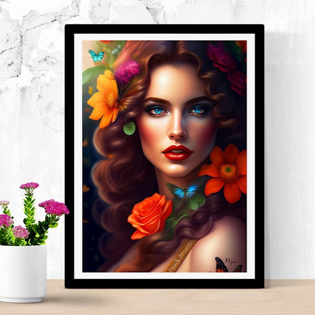 Póster Hermosa Fantasy Flower Fairy (Subido por el creador)