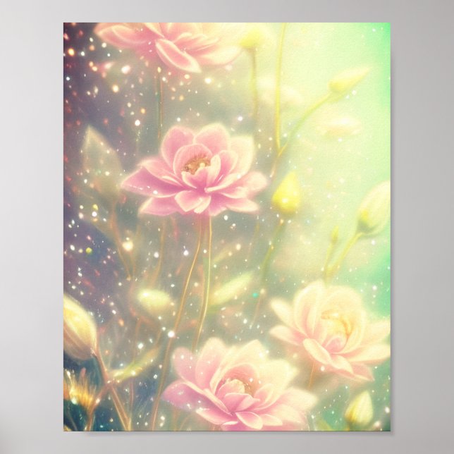 Póster Hermosa flor (Frente)