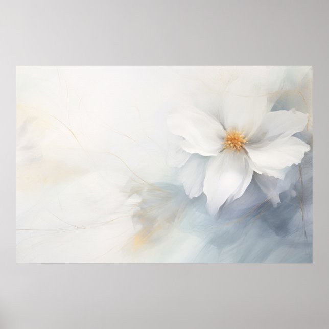 Póster Hermosa floración abstracta (Frente)