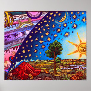 Póster HERMOSA FOTO de WorldView - Cúpula de Flammarion