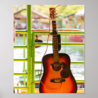 Hermosa guitarra acústica