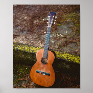 Póster Hermosa Guitarra Bass