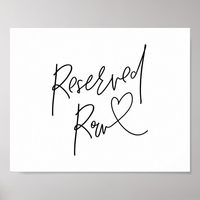 Póster Hermosa habitación reservada, negro, ceremonia Bod (Frente)