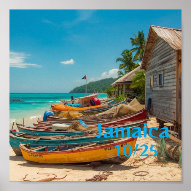 Póster Hermosa jamaica 10/25 (Frente)