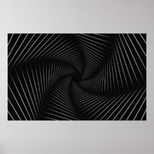 Póster Hermosa línea geométrica de fondo abstracto