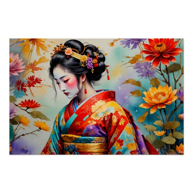 PÓSTER HERMOSA MAIDEN (Anverso)