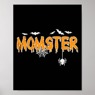 Póster Hermosa Mamá Familia Mateo Costum Halloween
