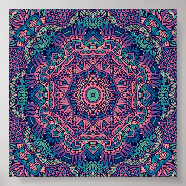 Póster Hermosa Mandala (Frente)