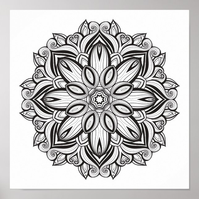 Póster Hermosa Mandala 2 (Frente)