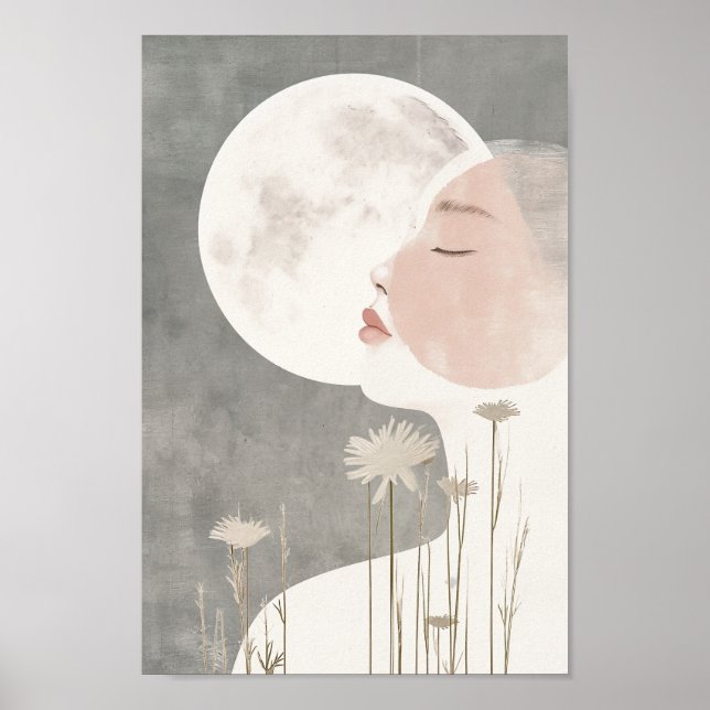Póster Hermosa Mujer Boho (Frente)