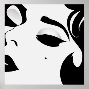 Póster Hermosa mujer Poster