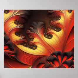 Póster Hermosa Newtonbrot de color otoñal