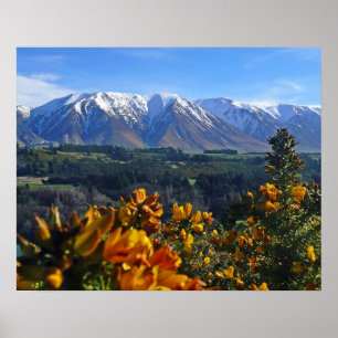 Póster Hermosa Nueva Zelanda