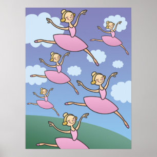 Póster Hermosa película de Ballerinas