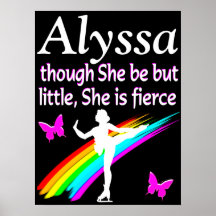 HERMOSA PERSONALIZADA FEROZ POSTER