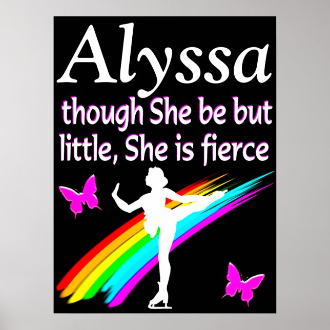 PÓSTER HERMOSA PERSONALIZADA FEROZ POSTER (Frente)