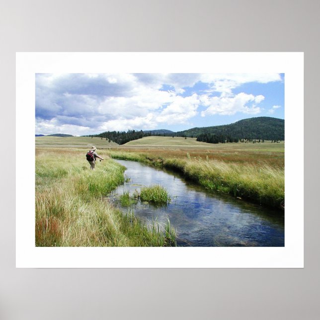 Póster Hermosa pesca de mosca (Frente)