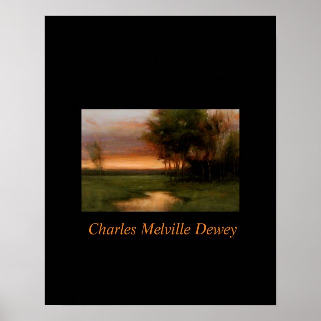 Póster Hermosa pintura de artista tonalista estadounidens (Frente)
