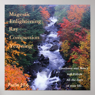 Póster Hermosa Poster de la Naturaleza.