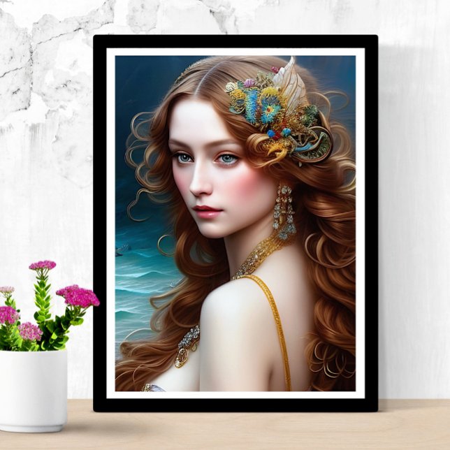 Póster Hermosa princesa de sirena (Subido por el creador)