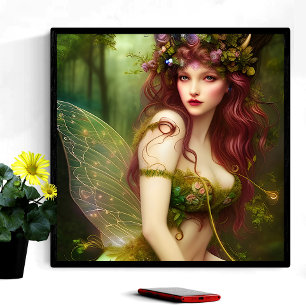 Póster Hermosa Princesa Fantasía