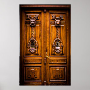 PÓSTER HERMOSA PUERTA VINTAGE