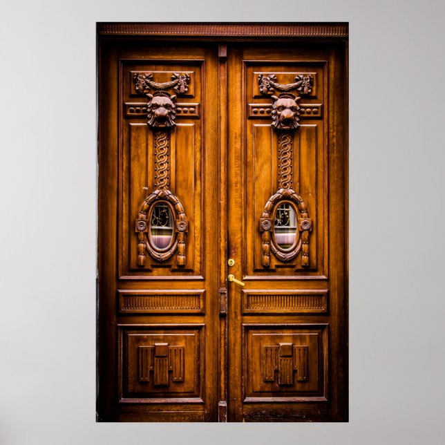 PÓSTER HERMOSA PUERTA VINTAGE (Frente)