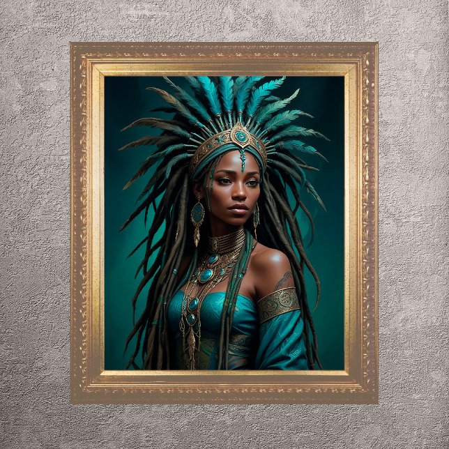 Póster Hermosa Reina Poster africana (Subido por el creador)