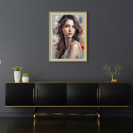 Póster Hermosa Señora Emma