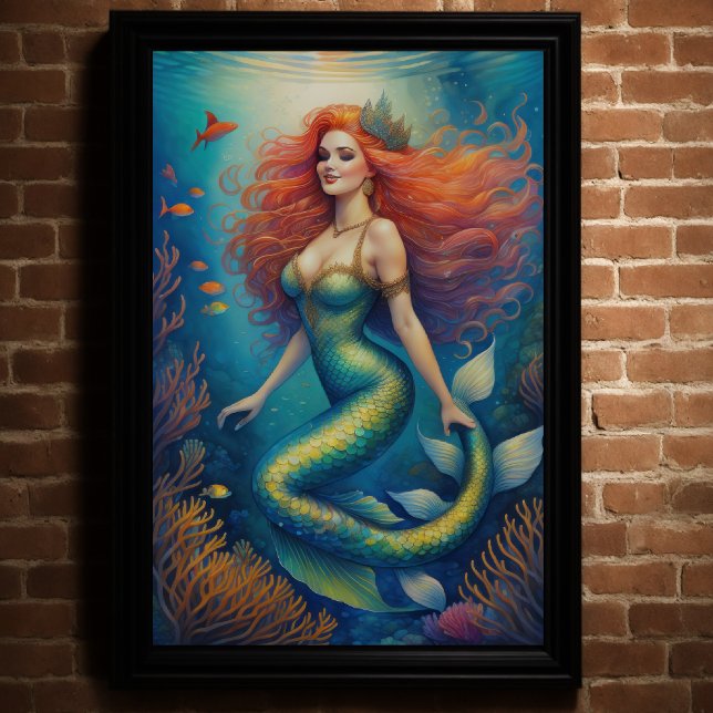 Póster Hermosa sirena haitiana roja III (Subido por el creador)