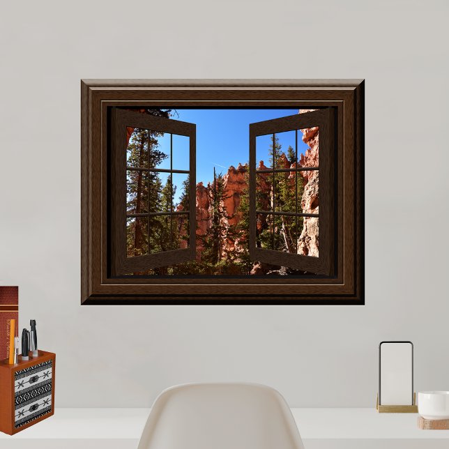Póster Hermosa ventana falsa vista Bryce Canyon Utah (Subido por el creador)