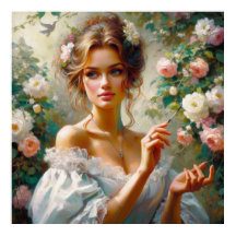 Hermosa Victoria con Rosas