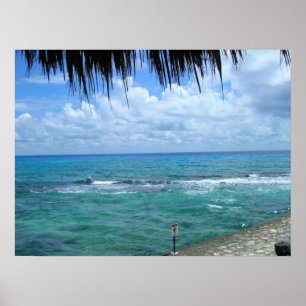 Póster Hermosa vista Oceánica