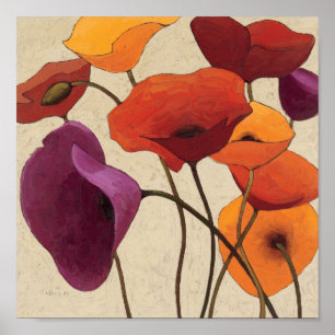 Póster Hermosas flores