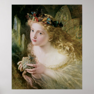 Póster Hermosas mariposas de hadas por Sophie Anderson