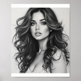 Póster Hermosas mujeres estadounidenses