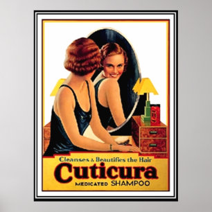 Póster Hermoso afiche de la cosecha de Shampoo