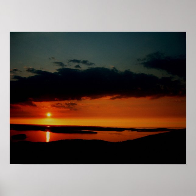 Póster Hermoso amanecer (Frente)