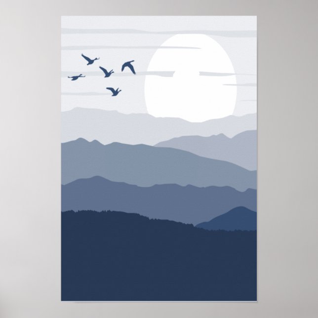 Póster Hermoso amanecer (Frente)