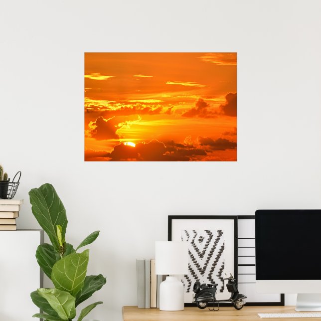 Póster Hermoso amanecer de Florida (Oficina en casa)