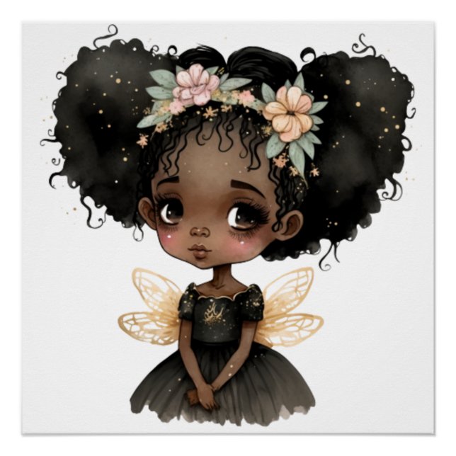 Póster Hermoso Ángel Pequeño (Anverso)