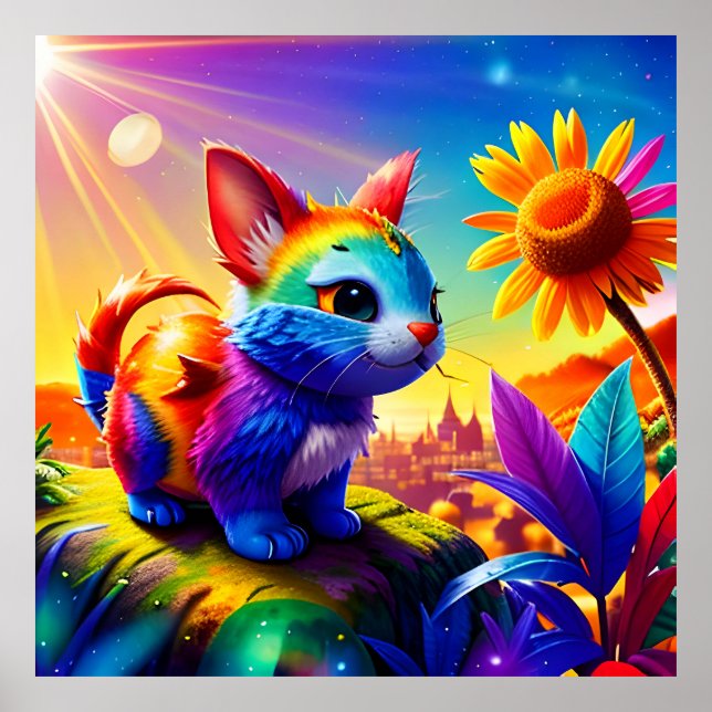 Póster Hermoso animal tres (Frente)