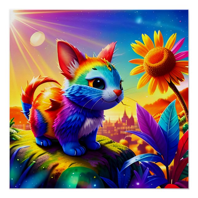 Póster Hermoso animal tres (Anverso)