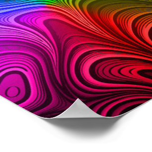 Póster Hermoso arco iris
