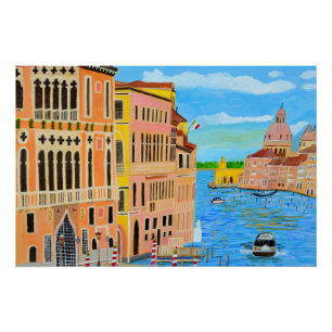 Póster Hermoso cartel de Venecia